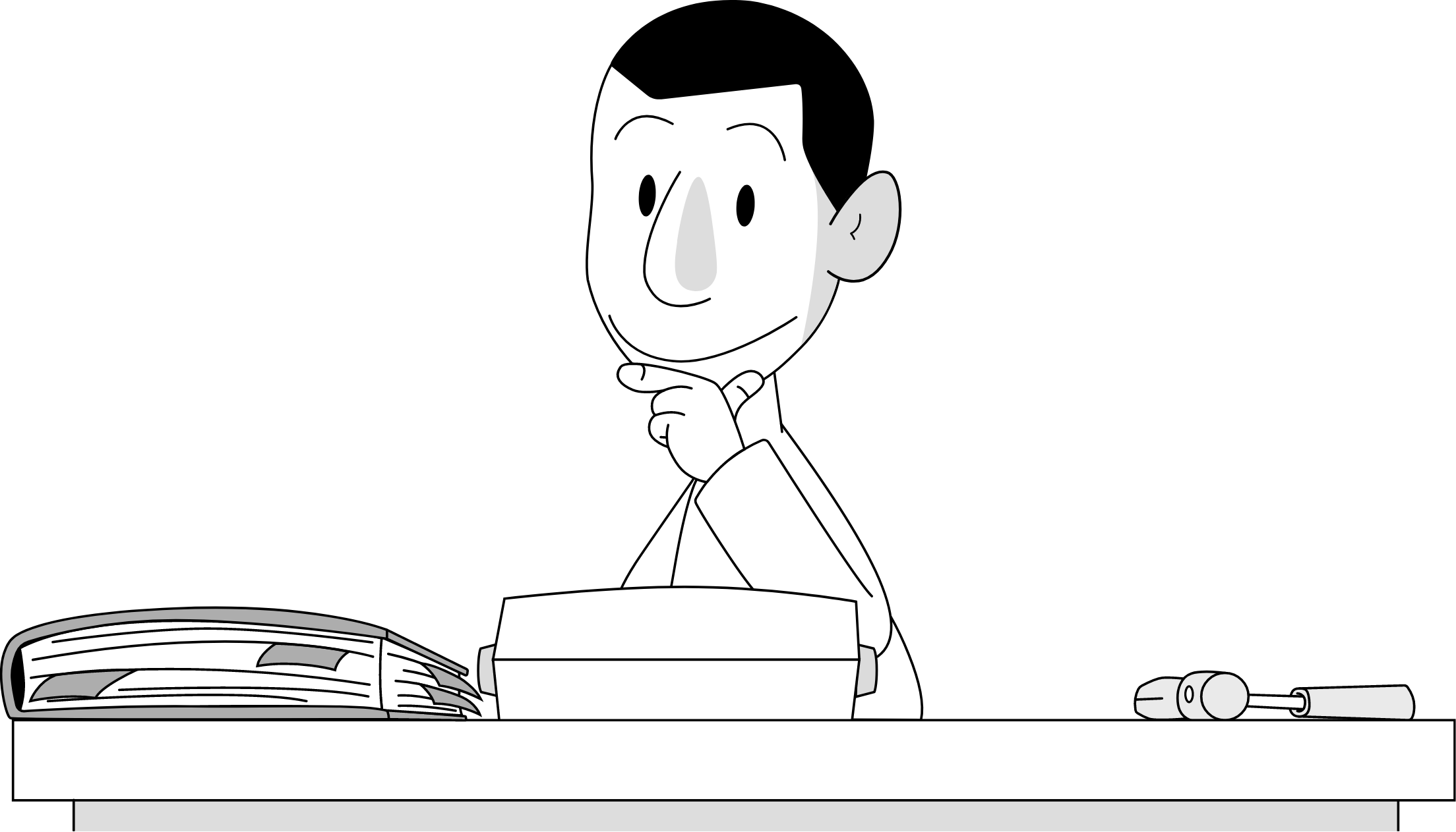 Trade Repository maskot thinking